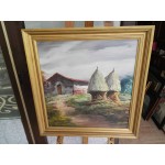 Голям картина масло на фазер Испания - 3667